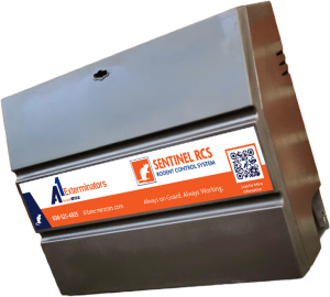 Rodent control system device exterior